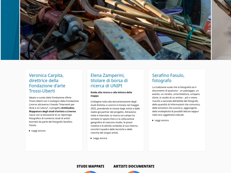 Home - Artistudios - Mappatura Studi d'Artista a Livorno