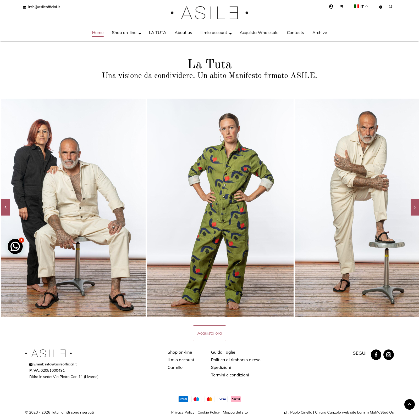 Home – Asile – Designed with care – anteprima desktop